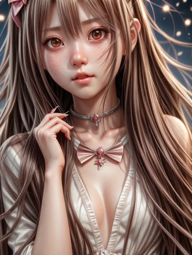 fantasy portrait,fairy tale character,alice,mystical portrait of a girl,luminous,tiara,seerose,fairy queen,faerie,artist doll,fantasy girl,cinderella,porcelain doll,cherry blossoms,little girl fairy,girl portrait,anime girl,angelica,a200,romantic portrait