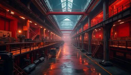 leadenhall,carreau,industrial hall,warehouse,warehouses,passage,printworks,factory hall,corridors,cellblock,warehousing,alleyway,empty hall,alleyways,arcades,alley,confinement,firehouses,corridor,haunted cathedral,Photography,General,Realistic