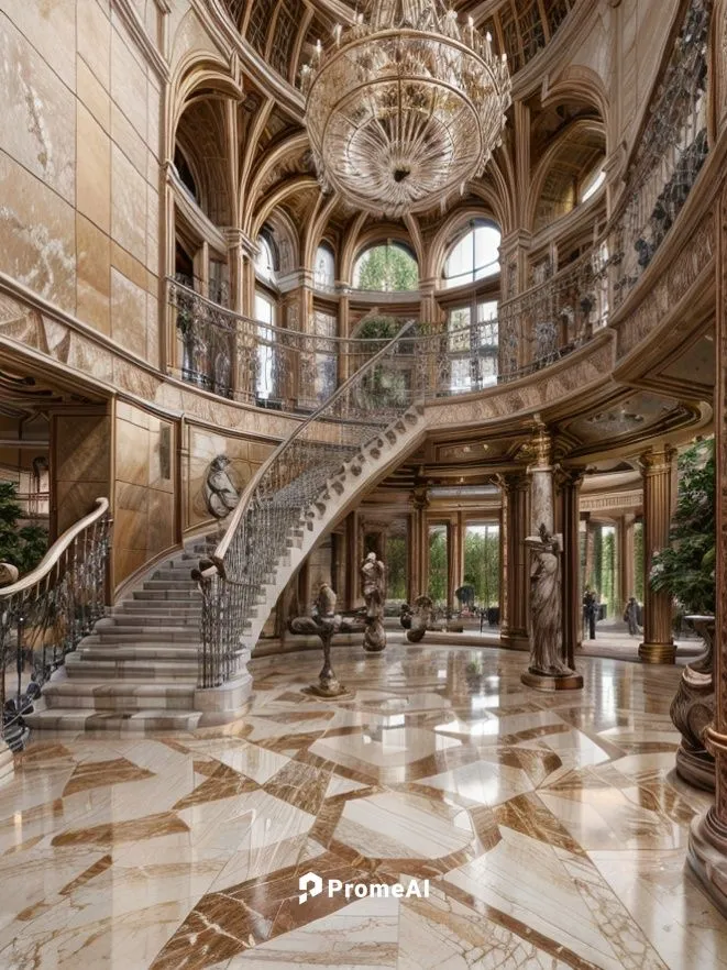 marble floor,marble palace,emirates palace hotel,staircase,crown palace,winding staircase,luxury property,ornate,outside staircase,mansion,ornate room,circular staircase,art nouveau,royal interior,ent