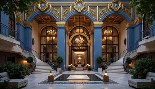 entrance hall,foyer,lobby,atriums,emirates palace hotel,atrium,entryway,inside courtyard,entranceway,rotana,venetian hotel,cochere,hotel lobby,kempinski,amanresorts,qasr al watan,hotel hall,hallway,lamrani,courtyard