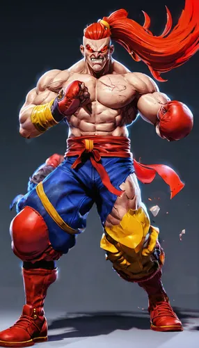 nikuman,boxer,sanshou,knockout punch,muscle man,luokang,the hand of the boxer,male character,lethwei,edge muscle,red super hero,professional boxer,xing yi quan,ti'punch,angry man,hog xiu,botargo,fighting stance,panamanian balboa,goku,Conceptual Art,Fantasy,Fantasy 26