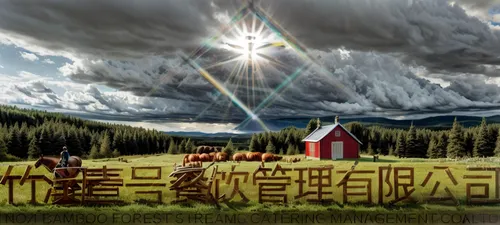 landscape background,prayer flag,cd cover,changbai mountain,photomanipulation,background image,photo manipulation,digital compositing,hulunbuir,alpine pastures,farm background,world digital painting,image manipulation,xinjiang,in xinjiang,rural landscape,fantasy picture,apocalyptic,northen light,background view nature