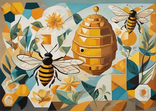 Embark on a journey to witness insects sipping sweet honey from a bustling beehive.,beekeeping,beekeepers,bee farm,beekeeper,honeybees,honey bees,apiary,honey bee home,bee-keeping,bees,two bees,bee co