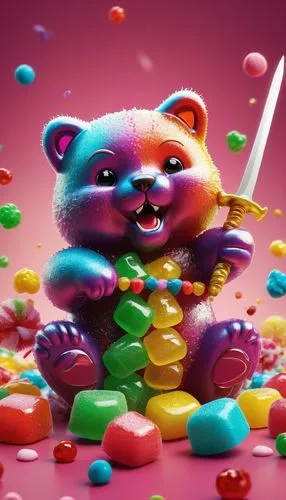 pandoro,rainbow pencil background,cinema 4d,kawaii panda,gummybears,orbeez,bonbon,panda,3d teddy,chinese panda,pandabear,mozilla,rainbow background,scandia bear,candy,3d background,cute bear,candy pattern,candy boy,candy cauldron,Photography,Artistic Photography,Artistic Photography 05