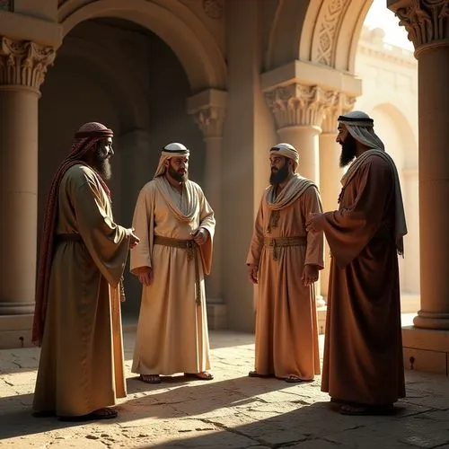 king abdullah i mosque,three wise men,the three wise men,sheikhs,qatada,wise men