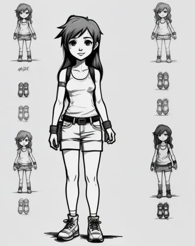 sprites,character animation,erma,miiverse,asahina,tomboys