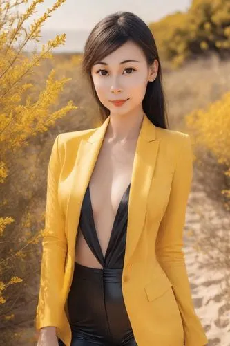 yellow and black,yellow background,yellow jumpsuit,yellow,yellow color,photo session in bodysuit,yellow rose background,asian woman,natashquan,ktvu,yellow skin,yellow grass,azn,lemon background,ktvk,phuquy,vietnamese woman,yellow orange,quyen,unbuttoned,Photography,Realistic