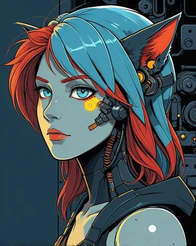 transistor,triss,liora,gaige,irisa,rodiles,Illustration,Vector,Vector 12