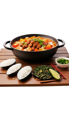 Delicious food, Chinese dish, steaming hot, colorful ingredients, savory aroma, mouth-watering, shallow depth of field, warm lighting, close-up shot, appetizing composition, round plate, ceramic mater