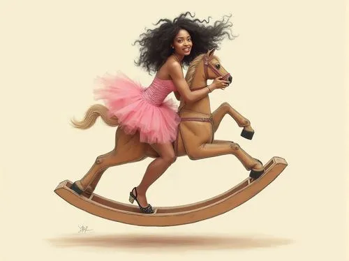 rocking horse,carousel horse,hobbyhorse,rock rocking horse,centaur,merry go round