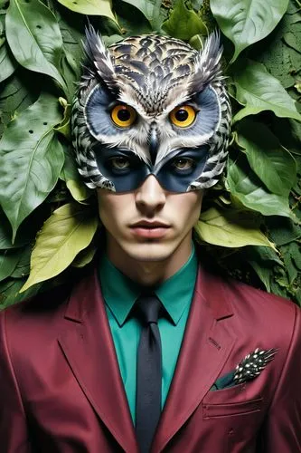 owlman,owl background,masquerade,warbler,nightbird,owl,birds of prey-night,owl nature,catman,racoon,owl eyes,masquerading,bird of prey,hedwig,hibou,owl art,photo manipulation,birds of prey,photoshop manipulation,masked man,Conceptual Art,Daily,Daily 14