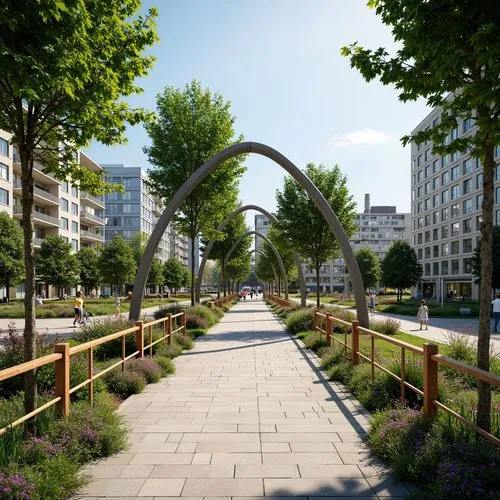 urban park,nanterre,biopolis,greenway,cycleway,sloterdijk,landscaped,aldermanbury,bicycle path,bagnolet,greenspaces,broadmead,europan,hafencity,rigshospitalet,cycleways,tree-lined avenue,eschborn,colombes,urban design