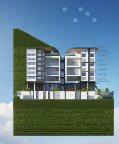 Necesito un edificio tropicalizado, con plantas,residencial,sky apartment,condominia,3d rendering,multistorey,residential tower,inmobiliaria,condominium,edificio,floating island,block balcony,redevelo