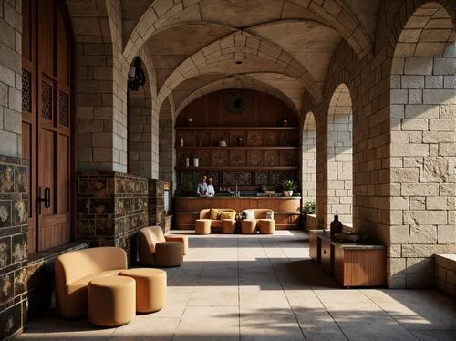 cloisters,cloister,lobby,refectory,inside courtyard,patios,patio,amanresorts,narthex,undercroft,conciergerie,umayyad palace,cloistered,courtyard,foyer,mahdavi,qasr al watan,romanesque,abbaye,arcaded