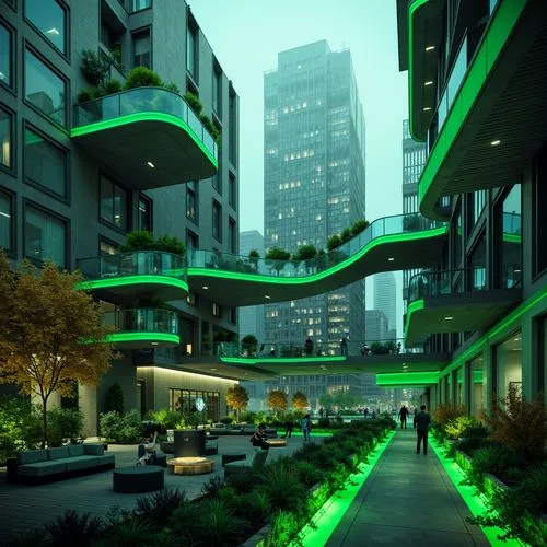 noida,biopolis,sanlitun,futuristic architecture,urban design,chengdu,skybridge,skyways,cybercity,green garden,skywalks,urban park,guangzhou,cybertown,microdistrict,hangzhou,green living,futuristic landscape,green space,hotel complex