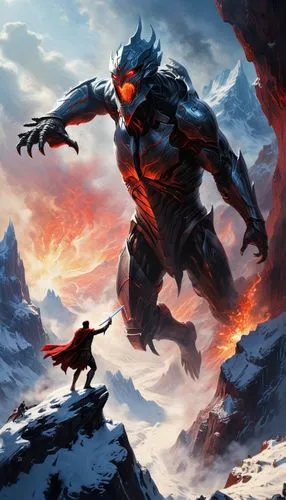 surtur,fullmetal,gurren,heroic fantasy,game illustration,neverwinter,ultraman,stormfury,turrican,magma,helghast,fantasy picture,drakenstein,auron,aegon,darksiders,trigon,sci fiction illustration,god of thunder,lycan,Conceptual Art,Sci-Fi,Sci-Fi 24