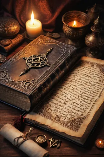 magic grimoire,magic book,divination,prayer book,spell,writing-book,runes,parchment,hymn book,guestbook,scrolls,binding contract,codex,book antique,writing accessories,old books,journal,learn to write,song book,scrape book,Conceptual Art,Fantasy,Fantasy 27