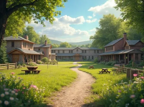 sylvania,pony farm,country hotel,maplecroft,country estate,farmstead,knight village,country house,meadowcroft,ferncliff,greenbriar,homestead,springside,aurora village,townsite,clover meadow,streamwood,ludgrove,bearsville,eagleswood,Photography,General,Realistic