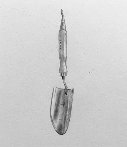 a hand sketched trowel with no background,mechanical pencil,hanging bulb,pencil and paper,pencil art,pencil,telephone hanging,paper-clip,graphite,pendulum,mirror in a drop,pencil icon,pencil sharpener