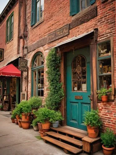 jackson hole store fronts,wine tavern,lambertville,kleinburg,storefronts,general store,gananoque,rathskeller,mercantile,brandy shop,old brick building,cedarburg,geneseo,soulard,coalport,headhouse,shepherdstown,middleport,enoteca,gooderham,Art,Classical Oil Painting,Classical Oil Painting 22