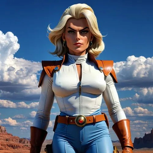 Richterin J.B aus der cartoon serie Bravestarr
Eine modernere Interpretation,captain marvel,ranger,lady medic,super heroine,head woman,symetra,heidi country,lasso,sheriff,goddess of justice,ronda,stro