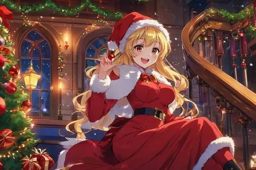 christmas banner,christmas wallpaper,christmas background,santa,christmas santa,christmasbackground,nero claudius,santa claus,christmas angel,christmas picture,blonde girl with christmas gift,natal lily,merry christmas,christmas,christmas figure,christmas girl,merry,christmas angels,christmas woman,christmas snowy background,Illustration,Japanese style,Japanese Style 03