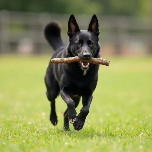 schutzhund,belgian shepherd dog,black german shepherd,dog running with stick,malinois,german shepherd dog