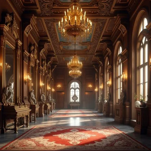 ornate room,europe palace,royal interior,hallway,entrance hall,versailles,sapienza,enfilade,grandeur,habsburgs,ballroom,palaces,corridors,the palace,corridor,ritzau,the royal palace,opulently,opulence,chateauesque,Photography,General,Realistic