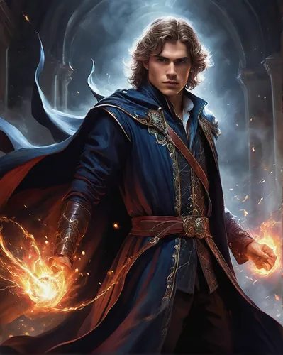 Imagine Marius Els as a powerful wizard battling against dark forces.,tyrion lannister,cg artwork,athos,heroic fantasy,dodge warlock,htt pléthore,flickering flame,the archangel,smouldering torches,god