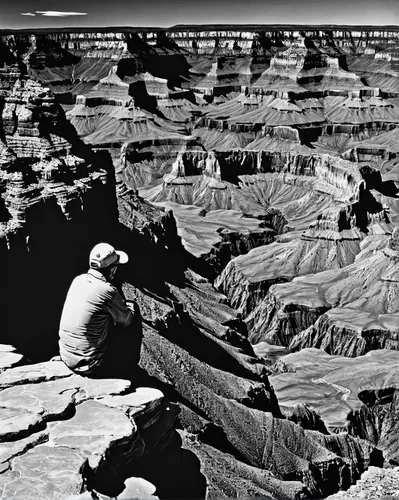 grand canyon,badlands,horseshoe bend,horsheshoe bend,fairyland canyon,guards of the canyon,anasazi,south rim,hoodoos,geology,canyon,bright angel trail,nature photographer,cliff dwelling,landform,geological phenomenon,antel rope canyon,glen canyon,arid land,monochrome photography,Illustration,Black and White,Black and White 19