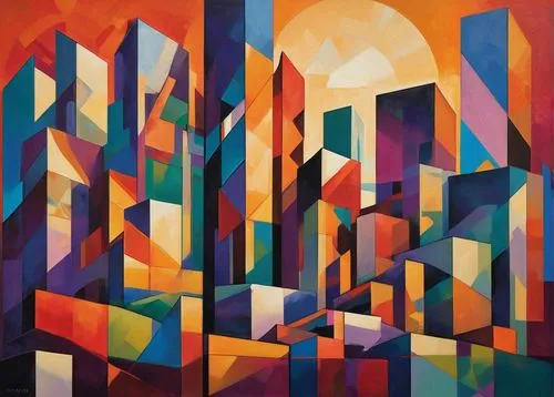 cityscape,skyscrapers,colorful city,metropolis,city skyline,city scape,city blocks,cityscapes,abstract painting,kaleidoscape,city buildings,skyscraper,high rises,ciudad,ciudades,urban towers,art deco background,cities,abstract corporate,delaunay,Illustration,Vector,Vector 07