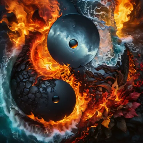 yinyang,fire background,yin yang,fire ring,firespin,lava balls,ring of fire,fire planet,black hole,blackhole,cauldron,dormammu,fire and water,badland,burning earth,steam icon,enso,molten,pyre,dragon f