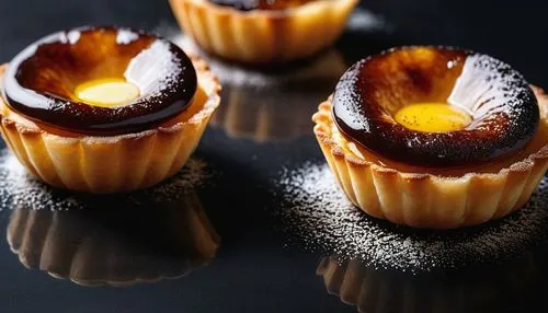 creme caramel,natas,runeberg,madeleines,creme brulee,financiers,chocolate tarts,kanelbullar,savarin,brulee,diwali sweets,marmalades,rasgula,caramelized,gauci,financier,lagouranis,frangipane,mandarin cake,carmelitas,Photography,General,Realistic