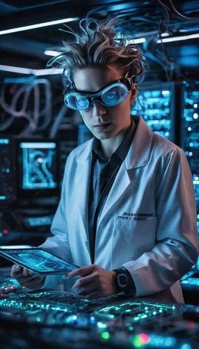 neurobiologist,neuroscientist,electrophysiologist,bioengineer,scientist,technologist,neurologist,female doctor,biologist,researcher,neurobiologists,neuroanatomist,cyber glasses,neurophysiologist,neurosurgeon,biotechnologists,bioelectronics,lab,holtzmann,neurotechnology,Conceptual Art,Sci-Fi,Sci-Fi 13