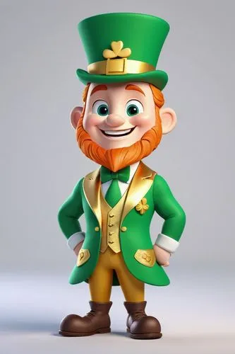 leprechaun,leprechauns,lepreau,irishman,irish,saint patrick,happy st patrick's day,irishmen,saint patrick's day,st patrick's day icons,keebler,st patrick day,st patrick's day,st patrick's day smiley,gingrichian,paddy's day,pinocchios,pot of gold background,st paddy's day,leprechaun shoes,Unique,3D,3D Character