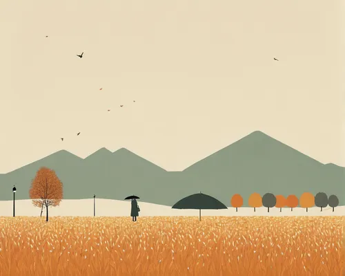 fall landscape,autumn landscape,autumn background,autumn scenery,autumn idyll,one autumn afternoon,autumn day,autumn mountains,autumn,the autumn,late autumn,autumn walk,salt meadow landscape,autumn morning,autumn icon,autumn theme,autumn sky,small landscape,autumn camper,rural landscape,Illustration,Japanese style,Japanese Style 08