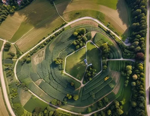 dji agriculture,race track,highway roundabout,terraces,monza,mavic 2,roundabout,farmlands,nürburgring,aerial landscape,oval,suburban,farms,suburbs,green fields,helix,earthworks,racetrack,fruit fields,ball track,Photography,General,Realistic