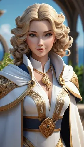 jaina,elona,krietor,anduin,frigga,etheria,Unique,3D,3D Character