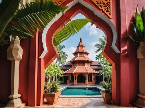 rumah gadang,thai temple,taman ayun temple,kelantan,kau ban mosque,saman rattanaram temple,asian architecture,buddhist temple complex thailand,peranakan,songkhram,chiangmai,kangsar,kumarakom,angsana,melaka,kuthodaw pagoda,songkok,mandap,cambodia,water palace,Unique,Paper Cuts,Paper Cuts 02