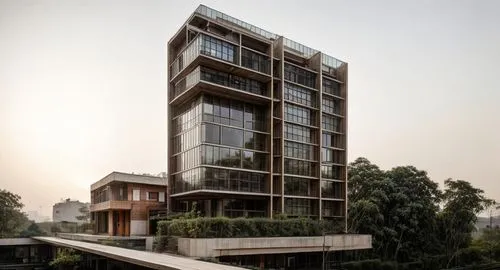 residential tower,belapur,lodha,godrej,noida,glass facade,vikhroli,jadavpur,cantilevered,anantara,dhanmondi,modern architecture,lokhandwala,dhaka,powai,adjaye,modern building,penthouses,piramal,khar,Architecture,General,Modern,Natural Sustainability