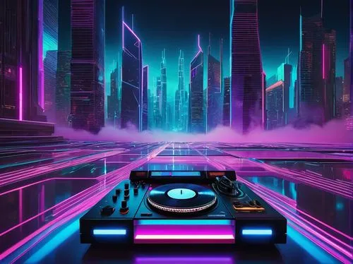 80s,80's design,neon arrows,cyberpunk,abstract retro,cassette,neon,retro background,retro music,futuristic,dj,electronic,microcassette,retro styled,aesthetic,1980's,retro turntable,light track,turntable,vapor,Photography,Documentary Photography,Documentary Photography 13