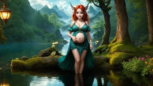 fantasy picture,faerie,titania,fairy tale character,fae,rusalka