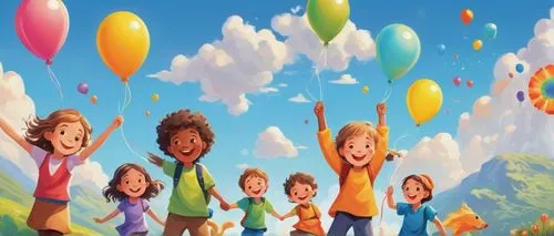 children's background,colorful balloons,balloons flying,balloon trip,kids illustration,world children's day,rainbow color balloons,little girl with balloons,hot-air-balloon-valley-sky,balloons,baloons,happy birthday balloons,children's birthday,balloon,star balloons,children's day,kids party,pink balloons,corner balloons,ballooning,Art,Artistic Painting,Artistic Painting 04