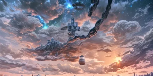 valerian,sky,futuristic landscape,skyflower,fantasy landscape,fantasy picture,space art,skycraper,ice planet,epic sky,薄雲,the sky,sci fiction illustration,planet alien sky,sky space concept,cg artwork,sky clouds,skyscape,cloud image,background image