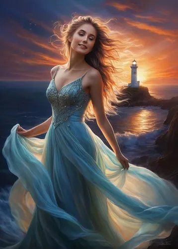 celtic woman,fantasy picture,the sea maid,fantasy art,amphitrite,margaery,riverdance,romantic portrait,margairaz,fathom,mermaid background,celtic queen,atlantica,the wind from the sea,girl in a long dress,fantasy portrait,world digital painting,sirene,ariadne,enchanting,Conceptual Art,Daily,Daily 32