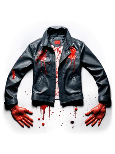 derivable,jacket,3d render,veste,3d mockup,blouson,cinema 4d,splatter,slashed circle,texturing,bleeds,3d rendered,bleed,3d model,gruesomeness,bloodgood,hemorrhage,dbd,image manipulation,blazer,Unique,Design,Knolling