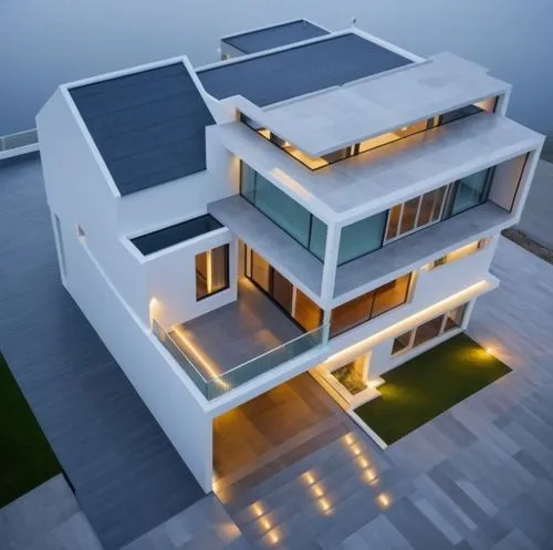 modern architecture,cubic house,modern house,cube house,smart home,thermal insulation,Photography,General,Realistic