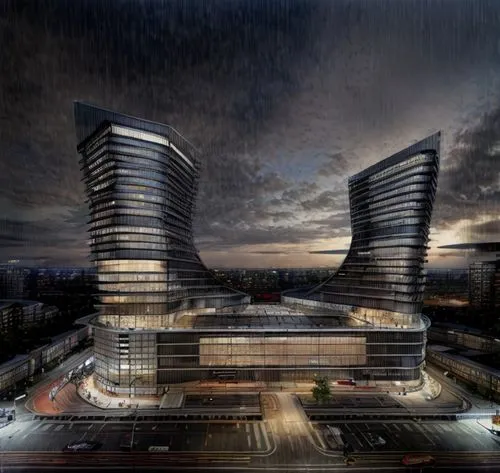 hongdan center,futuristic architecture,urban towers,hurricane benilde,zhengzhou,hotel barcelona city and coast,danube centre,costanera center,wuhan''s virus,international towers,largest hotel in dubai,tianjin,3d rendering,mixed-use,urban development,katowice,danyang eight scenic,podgorica,hyatt hotel,new building