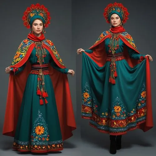 russian folk style,folk costumes,folk costume,miss circassian,traditional costume,kazakhstani,uzbekistani,uzbek,romanian orthodox,circassian,uzbekstan,circassians,ancient costume,belarussian,dagestan,ossetian,safronov,tatars,uzbeki,uzbeks,Conceptual Art,Fantasy,Fantasy 16