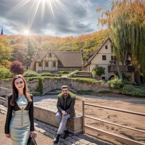 american gothic,folk village,mennonite heritage village,waldbühne,gristmill,korean folk village,disneyland park,disney-land,the disneyland resort,disneyland,fantasy picture,japan universal studio,disney land,epcot center,disney sea,popeye village,hobbiton,universal studios,photo manipulation,magic castle